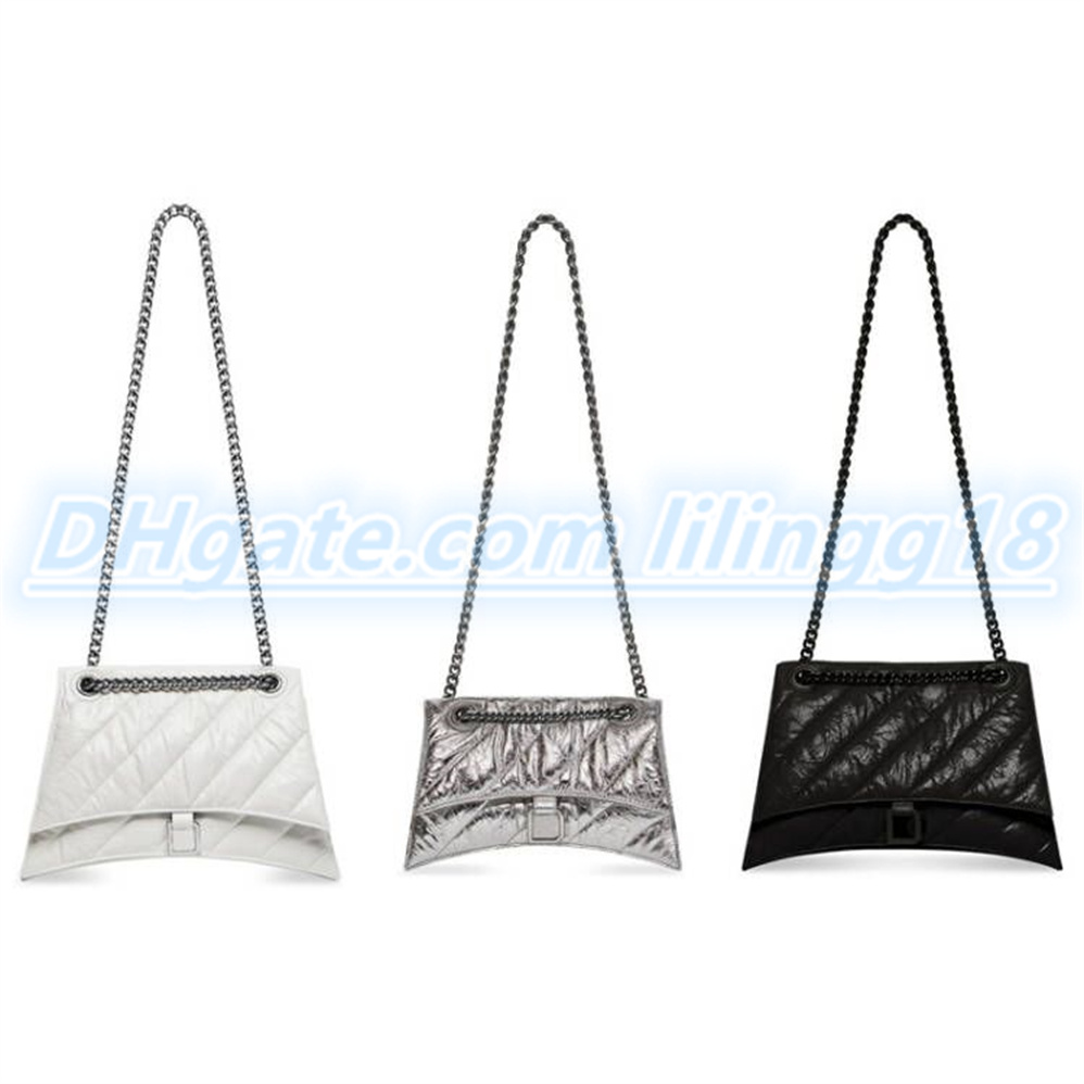 

Top Genuine Leather Luxury Designer crossbody Bags Shoulder tote bag shoulder bag Purses fashion Womens Messenger Pochette cowhide Clutch chain lady purse, Paper box