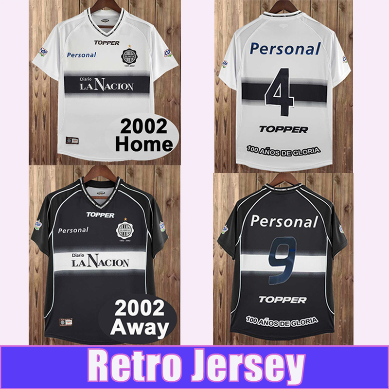 

2002 Olimpia Asuncion 100 Anos Retro Soccer Jerseys Mens Asuncion Paraguay league Home Away Football Shirts, Fg10093 2002 home
