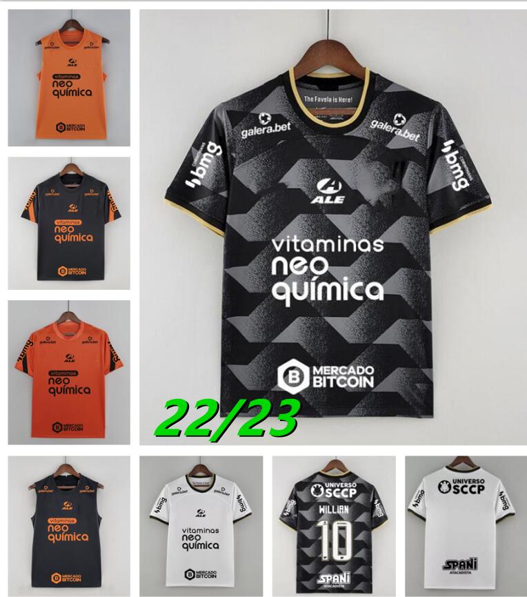 

2022 2023 Corinthian Soccer Jersey Home Maycon 22 23 WILLIAN ROGER GUEDES AUGUSTO Giuliano Paulinho Joao Victor LUAN Football Men's T-Shirts FANS PLAYER version 638