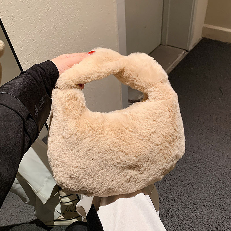 

Winter 2022 designer Tote bags Mini plush bag woman Y220913