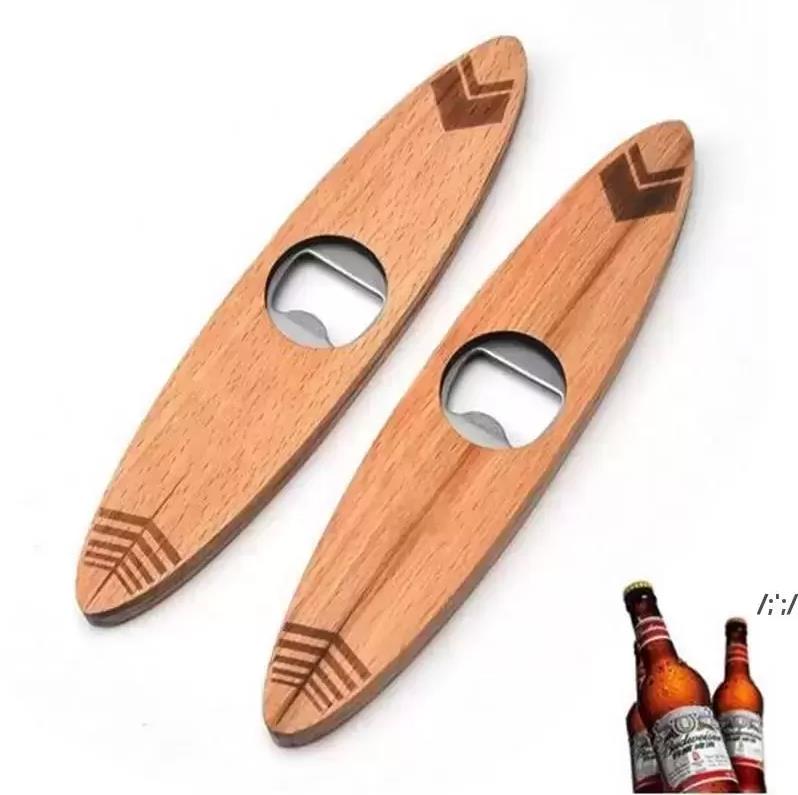 

Creative Wood Handle Bottle Openers Bar Blade Beer Bottle Opener Vintage Wooden Handle Stainless Steel Bartender Bottle Opener Wholesale