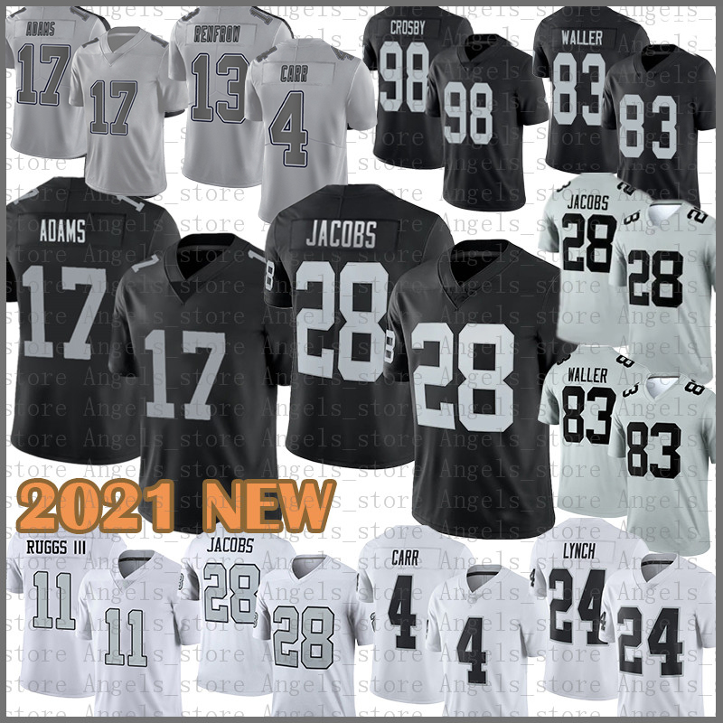 

Hunter Renfrow Chandler Jones Football Jerseys Davante Adams Josh Jacobs Darren Waller Maxx Crosby Derek Carr Las Vegas Raiders Tre'von Moehrig Malcolm Koonce, Youth(size:s-xl)txz