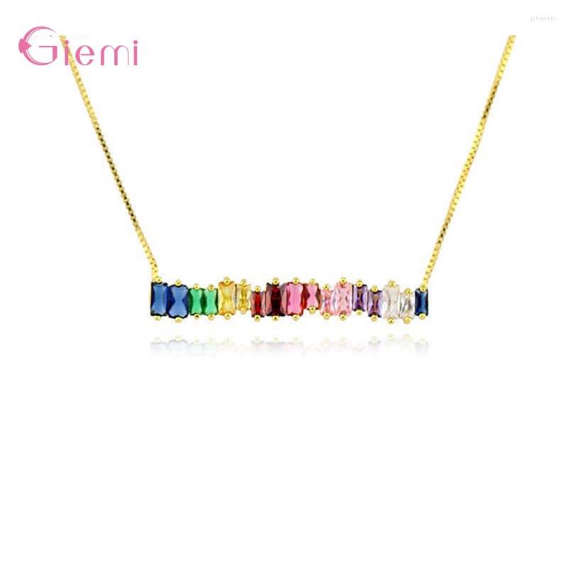 

Bracelets Golden GIEMI Fashion Charms Cubic Colorful Crystal Adjustable For Women Girls Birthday Bangle Jewelry