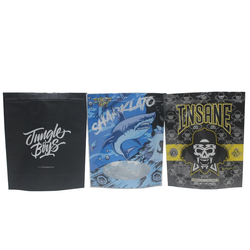 

1 LB Pound Bag 16OZ BACKPACKBOYZ PRESSURE Sharklato Money Bagg SMELL PROOF Packaging OBAMA Runtz Package Bags