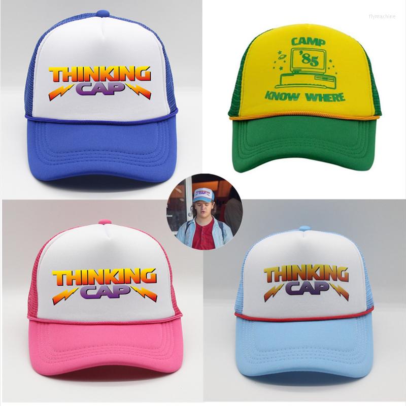 

Party Supplies Adult Stranger Things Season 4 Cotton Cap Cosplay Dustin Baseball Hat Mesh Thinking Sunshade Hats Unisex Prop Accessories