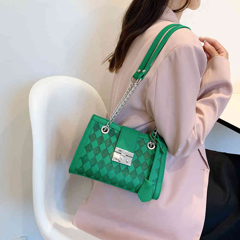Online celebrity live bag women's 2022 new one shoulder chain Tote Bag versatile Commuter Purses Outlet-image-802166578