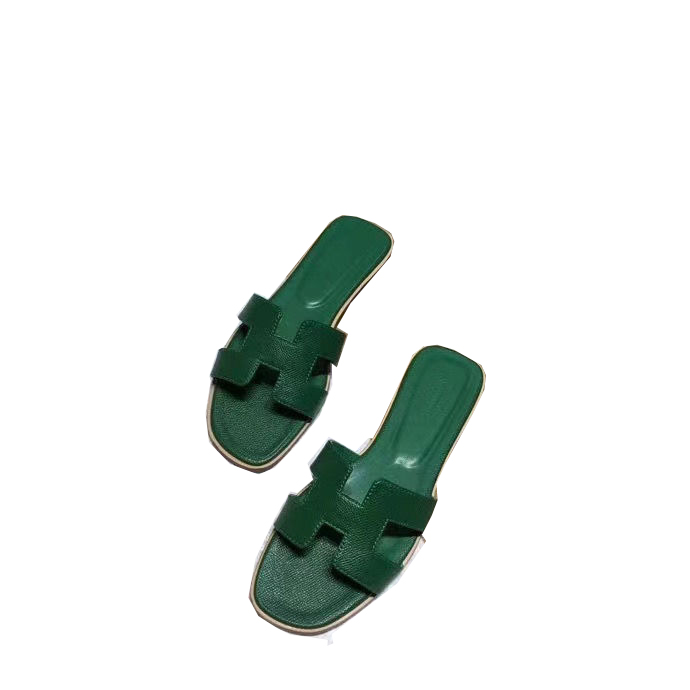 

Designer Oran Sandals Slippers For Women Summer 20232 Leather Colors Black White Blue Brown Orange Gold Yellow Pink Shoes Size 35-41, Colour25