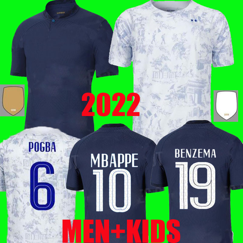 

BENZEMA French soccer jersey 2022 2023 MBAPPE GRIEZMANN POGBA 22 23 Francia Men Kids KIMPEMBE FEKIR maillot GIROUD shirt hommes Kante Maillots de football shirts top, Home