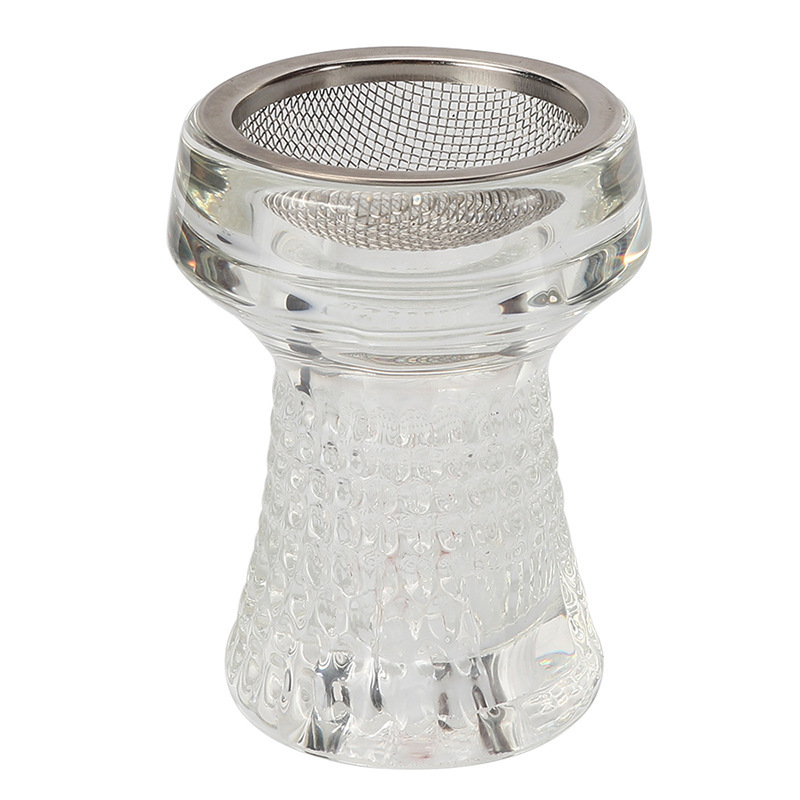 

Smoking Glass Tobacco Head Crystal Phunnel Shape SHISHA SIEVE Hookah Accessories