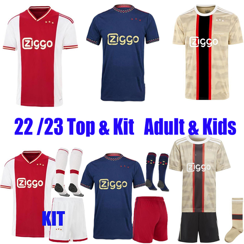 

2022 2023 TADIC soccer jersey football shirt AjAXS BERGHUIS HALLER BLIND KLAASSEN GRAVENBERCH CRUYFF BLIND BERGWIJN 22 23 Home Away Third mens Adult kids Tops Kit, Away kit