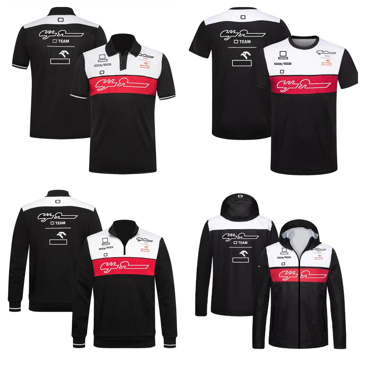 

new F1 racing jersey spring and autumn team windbreaker with the same customization