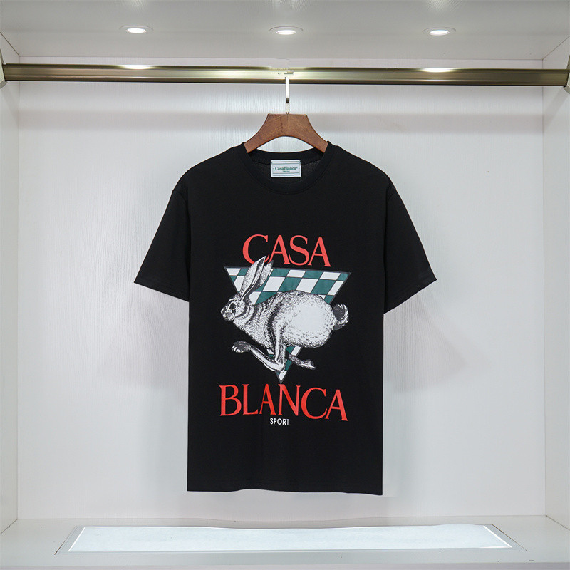

Mens T Shirts Summer Men T-Shirts Short Sleeve Top Designer Tees Badge Shirt Man Tshirts Casablanc Clothes Size S-2XL, 22