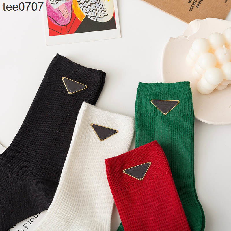 

Women Winter Socks Luxury Designer Mens Breathable Cotton Sock, White