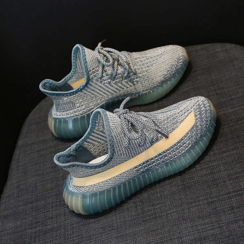 

Boots F350 men's sports 2021 spring and summer thin mesh light coconut real explosion breathable running popcorn 5T1L, Denim