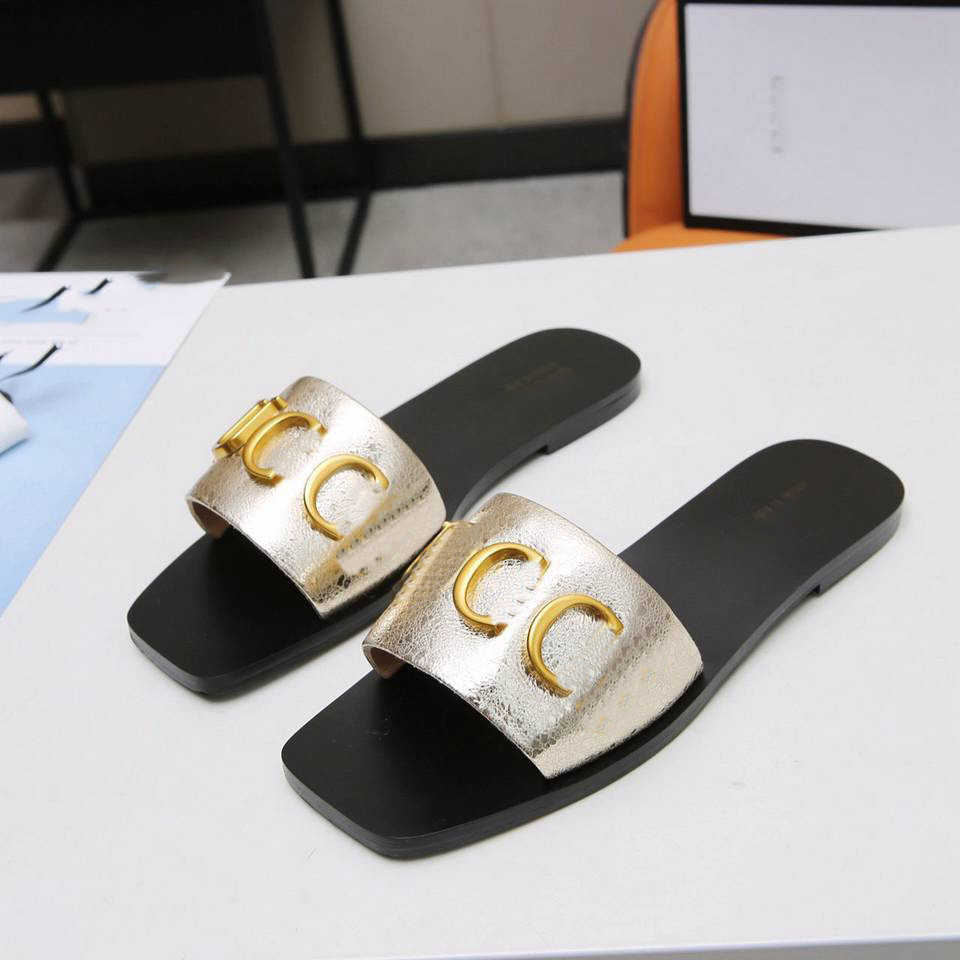 

High Quality Designer Platform Slippers Women GGity Sandals Fashion Slide Luxury Leather Shoes GSDFGG