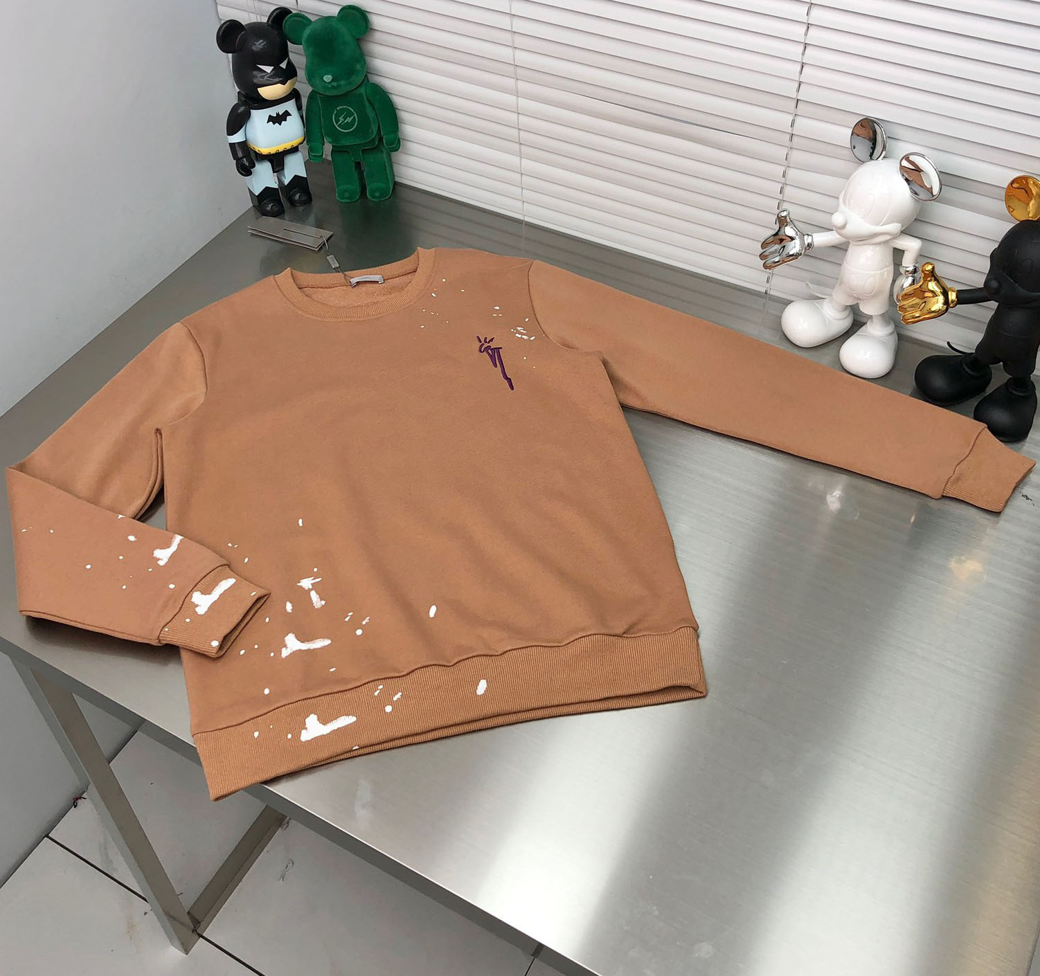 

Men's Plus Size Hoodies & Sweatshirts in autumn / winter 2022acquard knitting machine e Custom jnlarged detail crew neck cotton 44e3sw, White