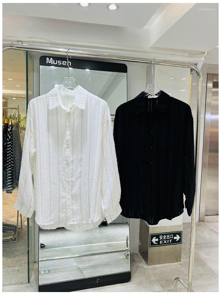 

Men's Casual Shirts Cv301 Fashion Men's 2022 Runway Luxury European Design Party Style Clothing, Black