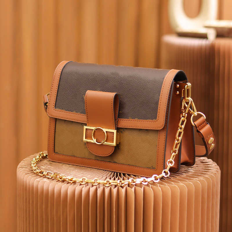 

evening bag Quality Diagonal package old flower alphabet Bag Women Purse Designer bags Handmade Luxury Handbags Classic Fashion Leather bag, Chocolate