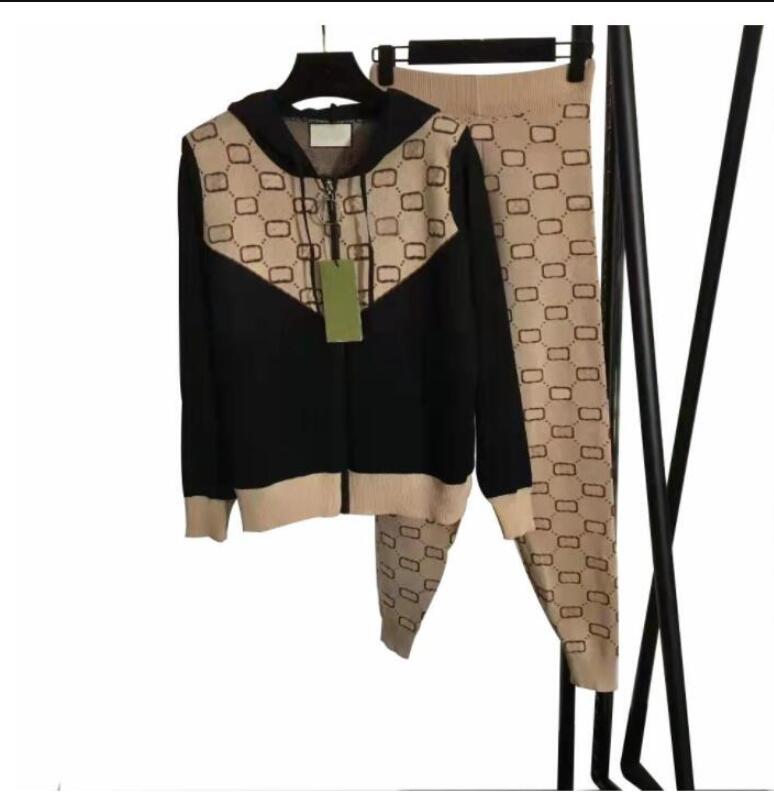 

22GG Women' Tracksuits Luxury GGity Letter new sports sweater suit jogging hoodie pants suit, 06