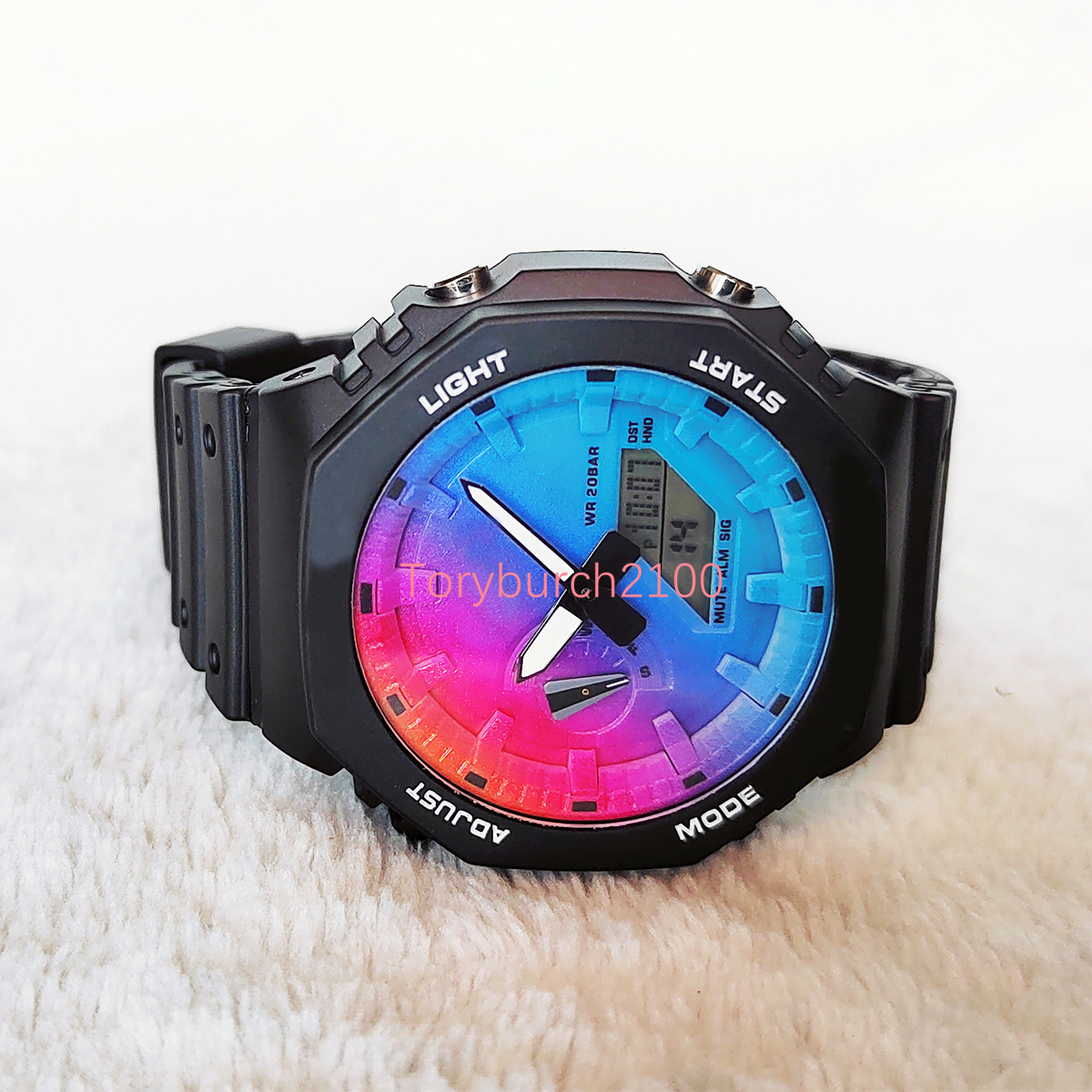 

#31 2100 fashion quality watch relogio hot masculino waterproof GA men's wristwatch Sport dual display GMT Digital LED reloj hombre Army Military, #13