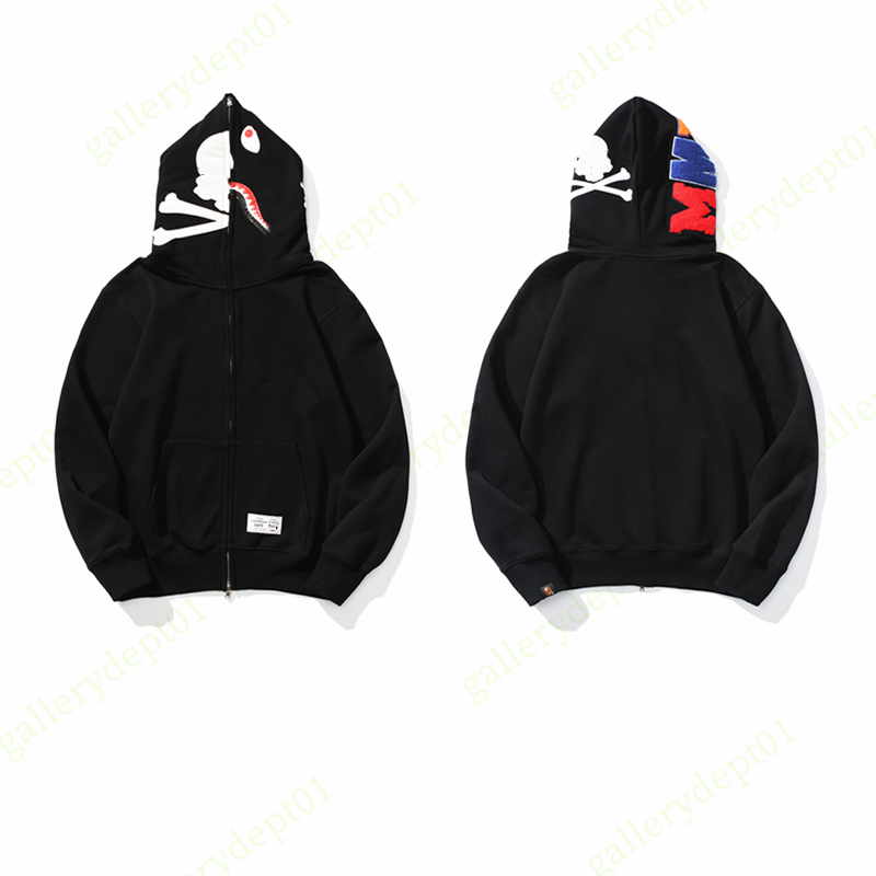 

hoodies 2023 shark mens hoodie designer color stitching fake zipper pattern women sweatshirts reverse the letters sweaters tie dye hoody hoodys M-3XL OAD3, Style no. 16