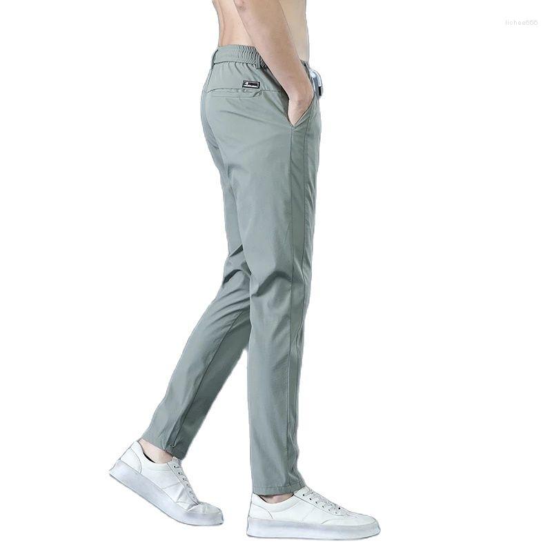 

Men's Pants Men's Casual Work 2022 Spring/Summer Solid Color Pocket, Black