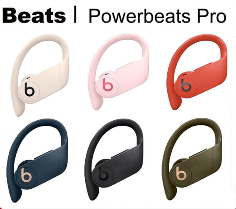 

powerbeats pro Wireless Earphones Bluetooth Headphones With Charger Box Power Display TWS Wireless sports running Stereo Headsets, Black