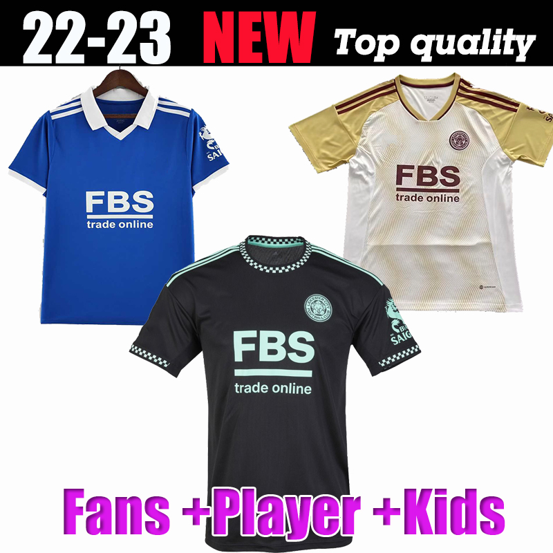 

22 23 Leicester soccer jerseys City VARDY Daka MADDISON TIELEMANS NDIDI AYOZE Barnes goalkeeper Schmeichel Lookman 2022 2023 men kids kit football shirt jersey, Fans 22/23 home