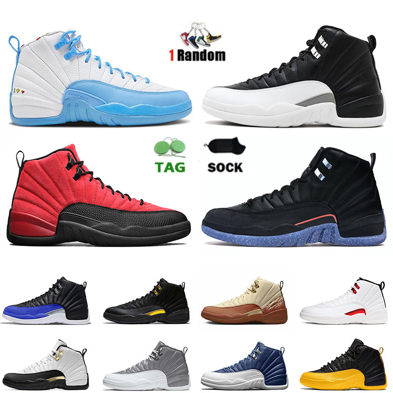 

Top Fashion Mens OG Jumpman 12 Basketball Shoes 12s Womens Sneakers J12s Reverse Flu Game Dark Concord Utility Stealth Eastside Golf x Jogging Trainers, D43 michigan 40-47