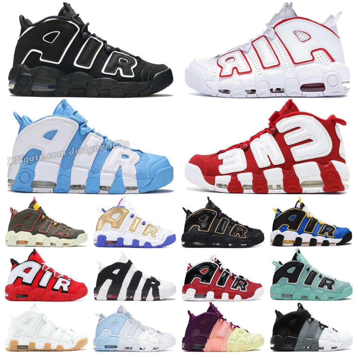 

Quality Scottie Pippen Basketball Shoes 96 Total Panda Black White University Blue Chrome Sunset Light Aqua Wheat designer OG MEN Women, P002