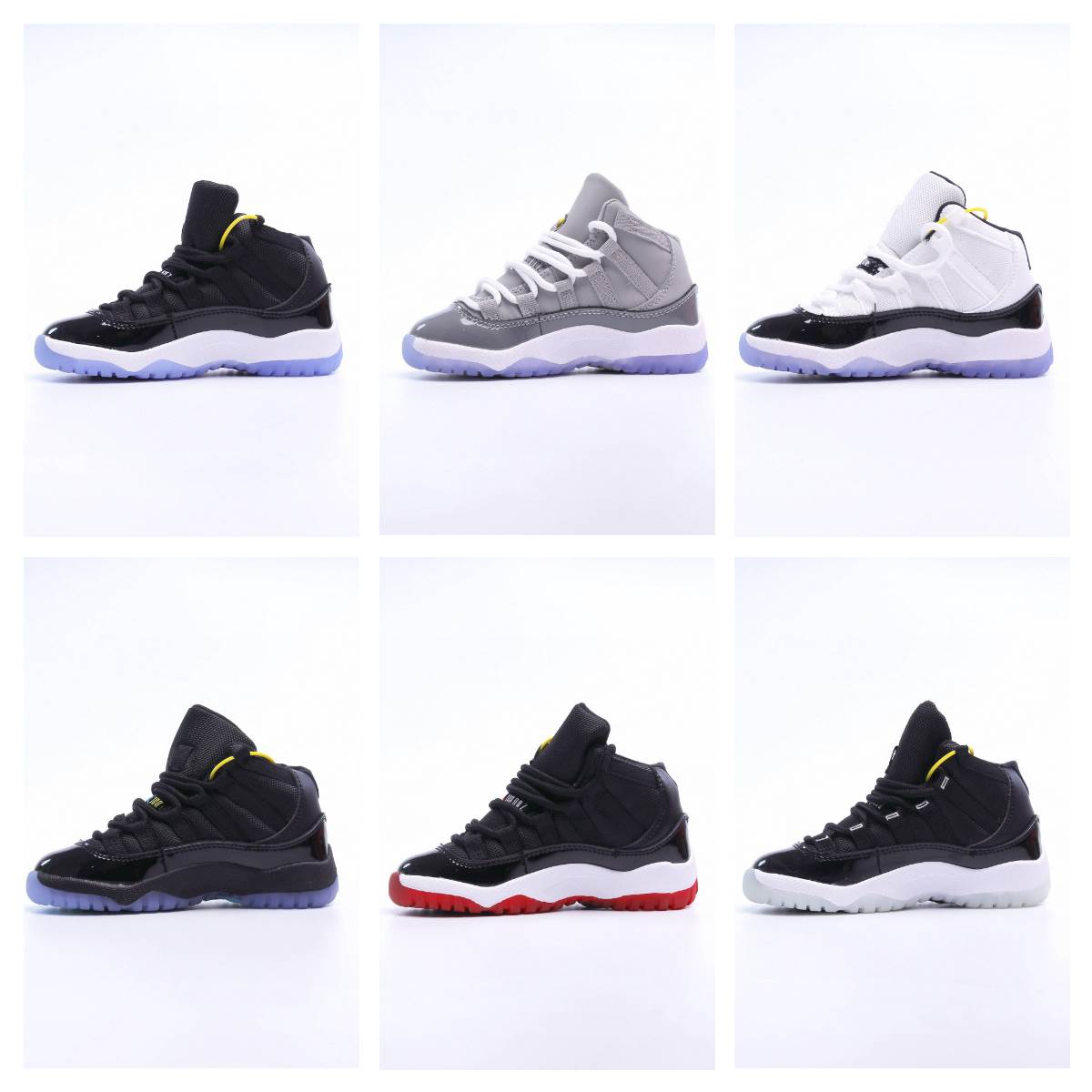 

Infant Bred XI 11S Kids Basketball Shoes Gym Red Children toddler Gamma Blue Concord 11 trainers boy girl tn sneakers Space Jam Child Kids US8c-3y