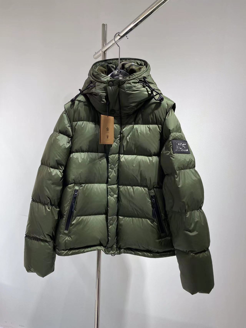 

2022 Men's Winter Down Jacket Warm Parka Men's Classic Jacket, Green