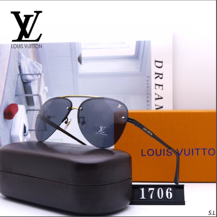 

Brand designer Sunglasses Women Shiny Crystal Design Square Fashion Big Frame Lady Sun Glasses UV400 Lens with Retail case LV YSL Louis Vuitton Gucci