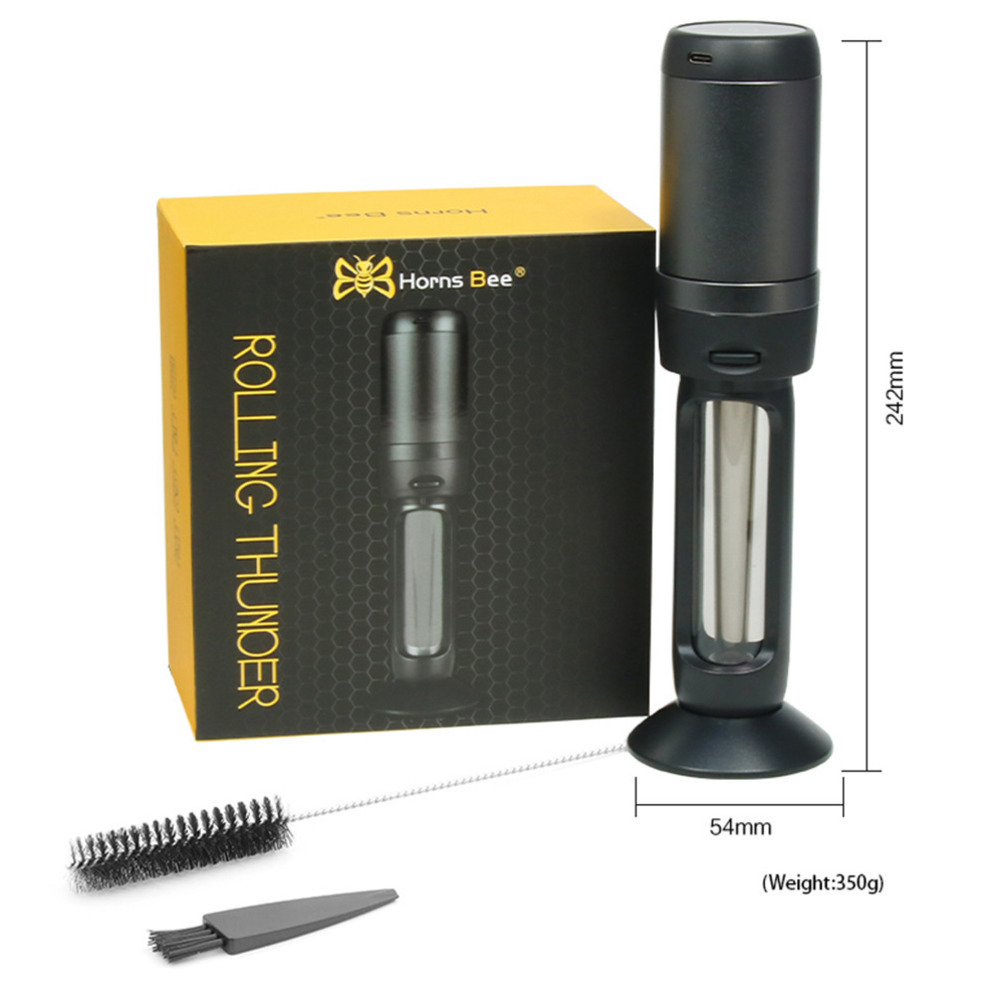 

portable smoking roller electric herb grinder horn tube Cone tobacco filling all-in-one machine Automatic USB charging