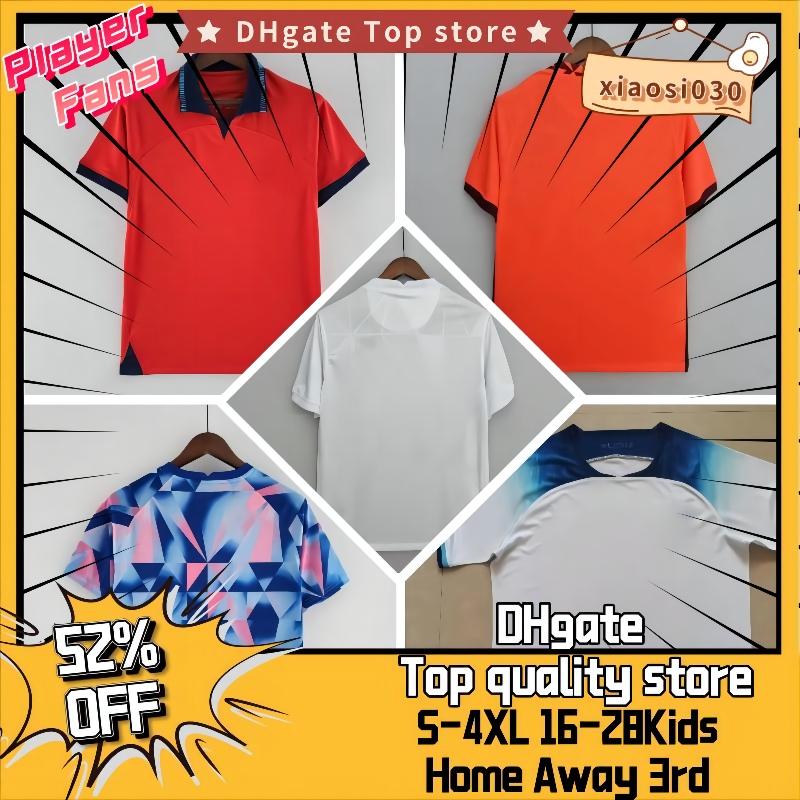 

22 23 englandS soccer jersey football shirt KANE STERLING RASHFORD SANCHO GREALISH MOUNT FODEN HENDERSON MAGUIRE national men kids suit 2022 World Cup Jersey T-shirt, 22/23 kids-away