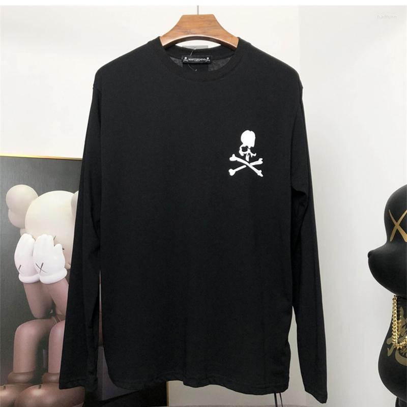 

Men' Hoodies 2022 Mastermind Long Sleeve T-Shirt Skull Print Japanese High Quality Men' And Women' Fashion Sports Shirt, Black