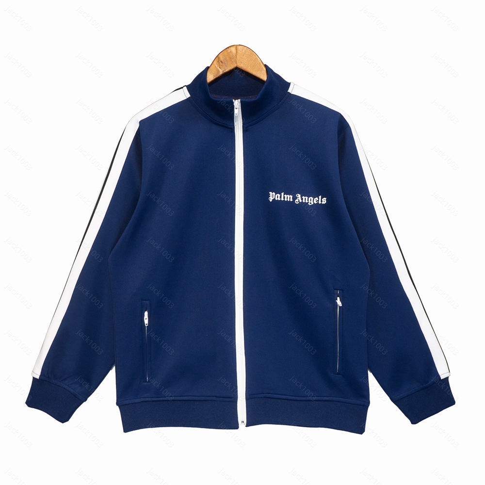 

Palms Angels Casual Jackets for Men and Women with Logo LettersTrendy Match Anything Simple Striped Running Coats 6001 13, 01