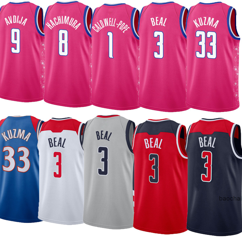 

Men Basketball 3 Bradley 33 Kyle Beal Kuzma 26 Spencer 24 Corey Dinwiddie Kispert 8 Rui Hachimura 9 Deni Avdija''nba''jerseys, As picture
