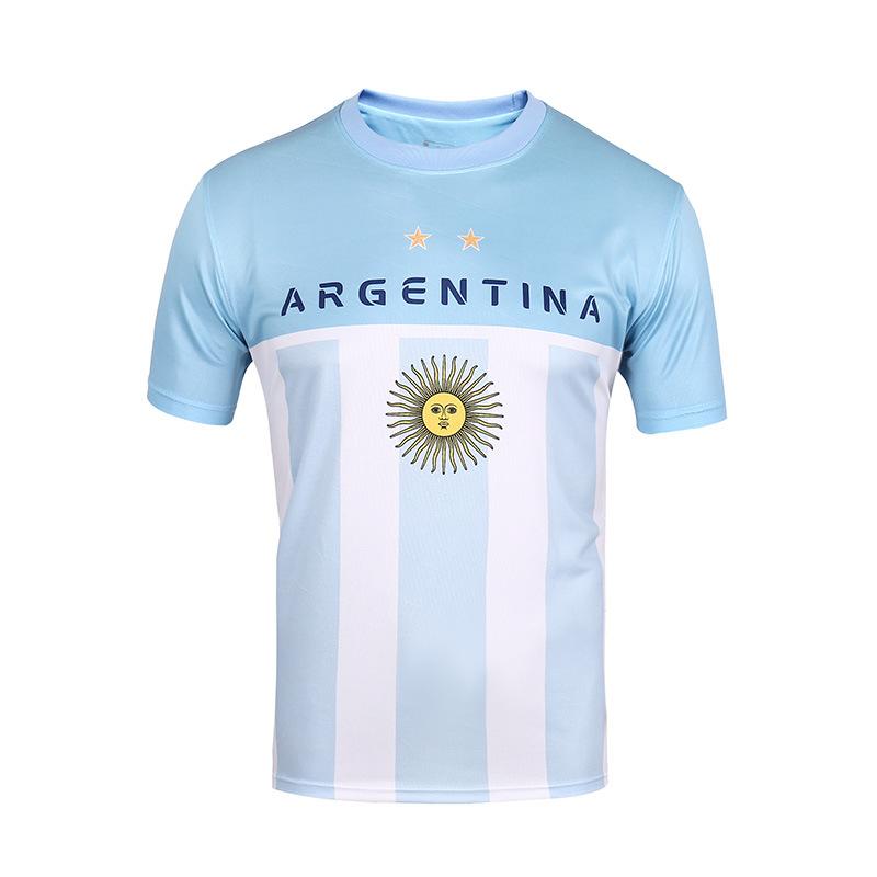 SJB Soccer Clothing Men&#039;s T-Shirts Argentina Portugal Spain Sport Uniform Tshirts Men Football Tees Asian Size-image-802493055