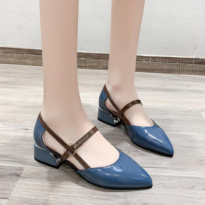

Sandals Summer Women Outdoor Pointed Toe High Heels Woman Fashion Breathable Ladies Shoes Casual Modern Zapatos Mujer, Black