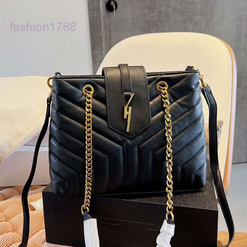 

Evening Bags Top Quality Women Shoulder Bag Handbag Black Lady Purse Crossbody Bags Metal Chain Letter Hasp Large Capacity Envelope Messenger Clutch Wallets