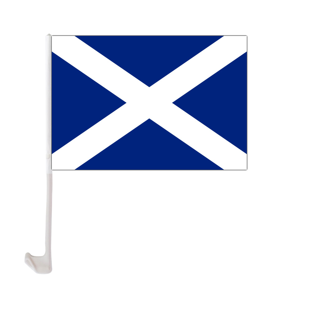 

Scotland Car Flag 30x45cm Polyester UV Protection Window Clip Car Decoration Banner with Flagpole