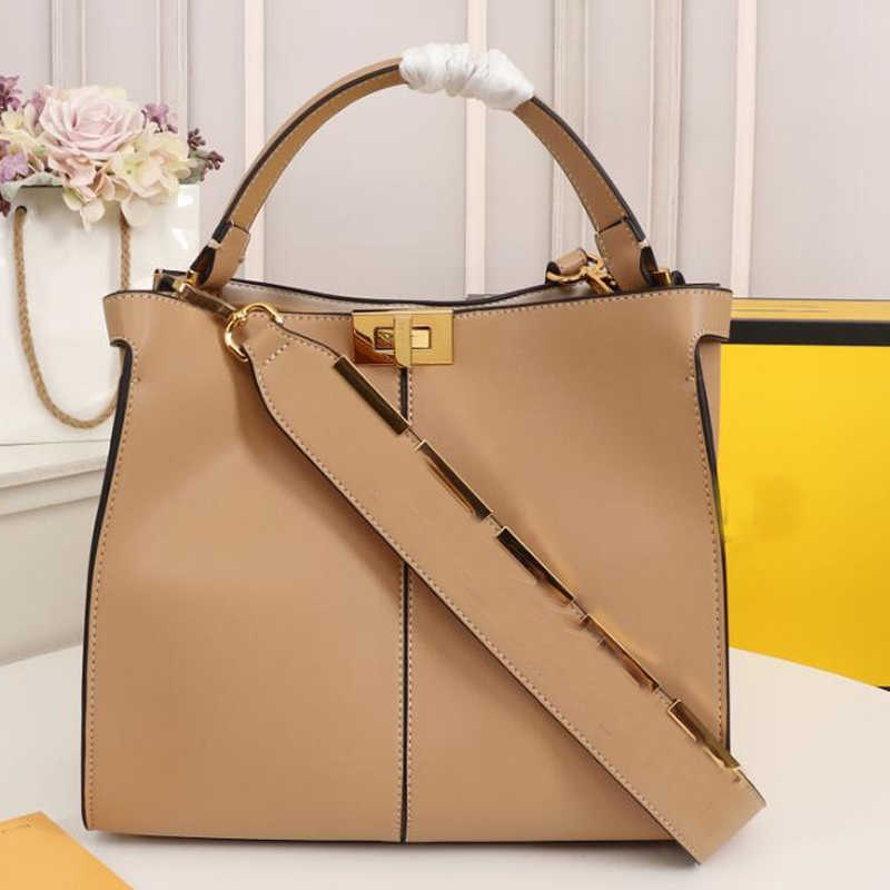

evening bag women Fashion Handbag large Size Package Shopper Bag Calfskin Genuine Leather Lady Tote Bag Detachable Wide Strap Spin Lock Hasp