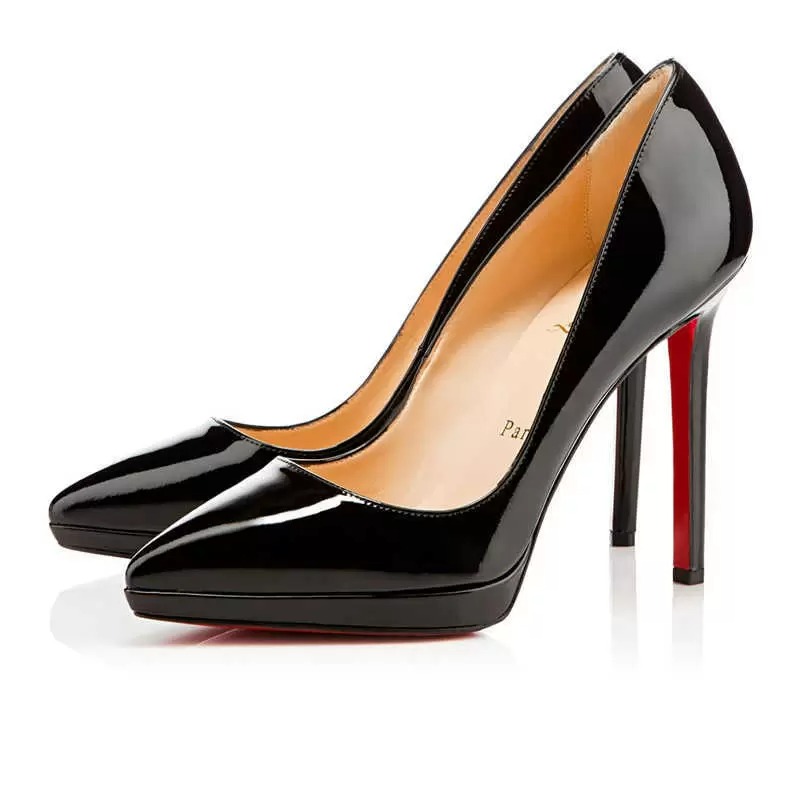 

Brand Pumps High Heel Shoes Wedding Shoe Real Leather Sexy Pointed Toes Women Nude Black Patent Leathers 8 10 12Cm Size 34-44, Color 0