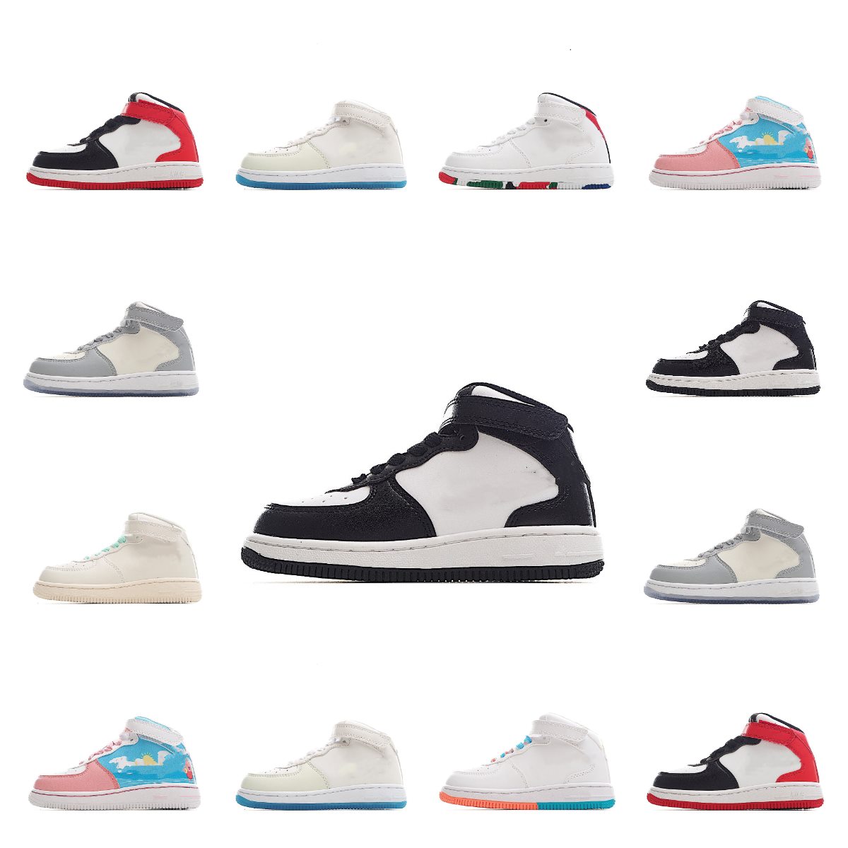 

Infant Fashion Kids shoes Force 1 boys girls shadow triple white Black Spruce Pale Ivory Washed Coral Sapphire Athletic outdoor designer Outdoor sneakers size22-37.5