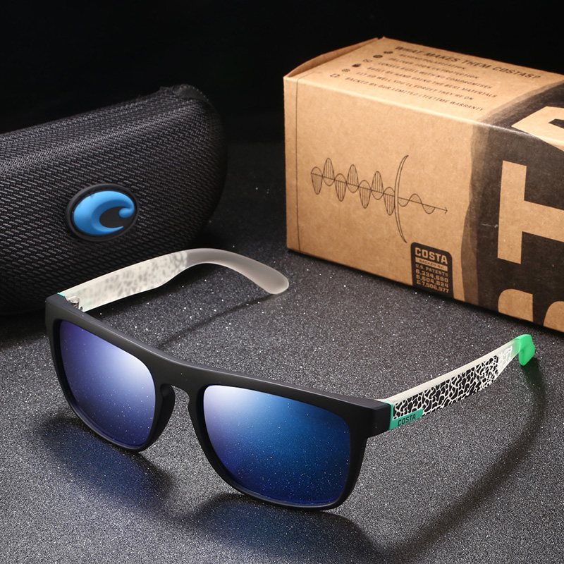 

Costa VINTIGER New Fashion Guy's Sun Glasses Polarized Sunglasses Men SquareClassic Design Mirror Square Ladies Women