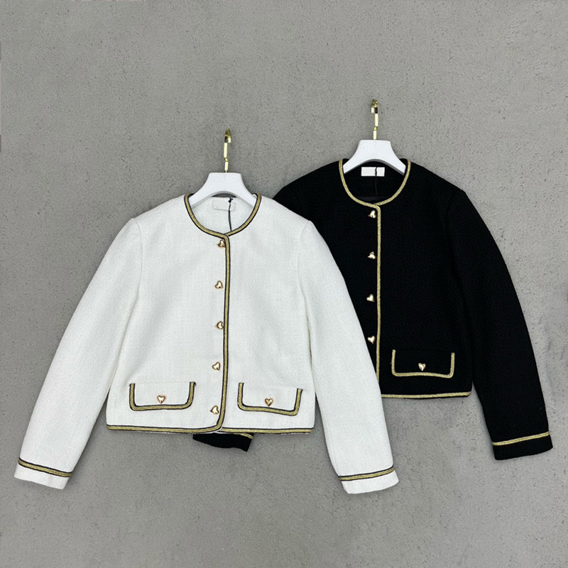 

Vintage Womens Coats Fashion Charm Long Sleeve Coat White Black Autumn Spring Coat, Black with label#