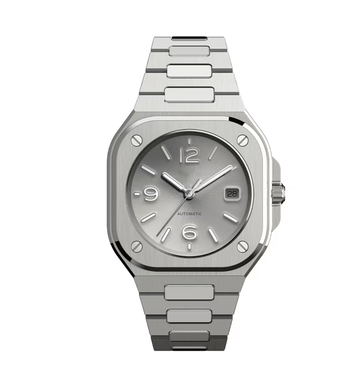 2022 Luxury square dial designer quartz watches men stainless steel waterproof fashion gold bracelet Waterproof Wristwatch Reloj De Lujos-image-802453232