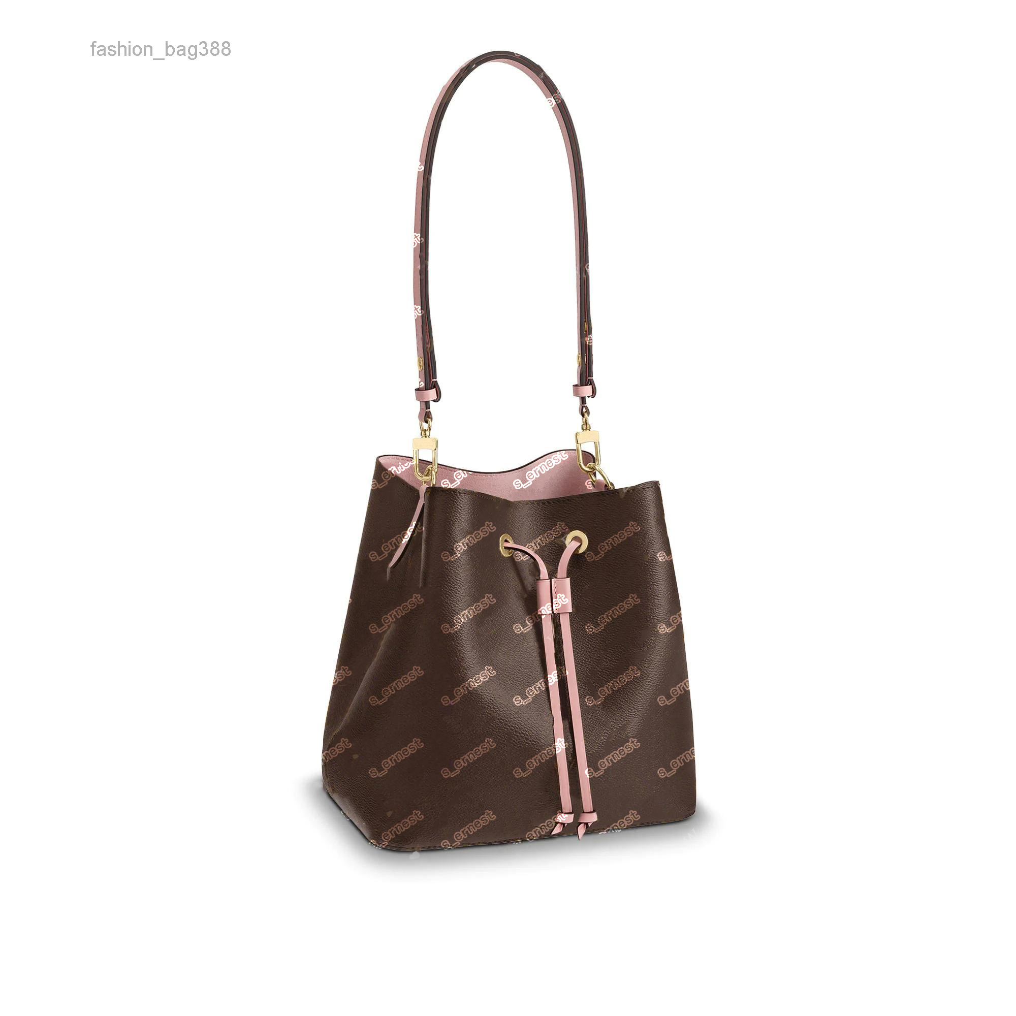 

Evening Bags Designer NeONOe Handbag Leather Bucket Bag Casual Tote Women Messenger Ladies Shoulder Bag flower printing crossbody bags purse