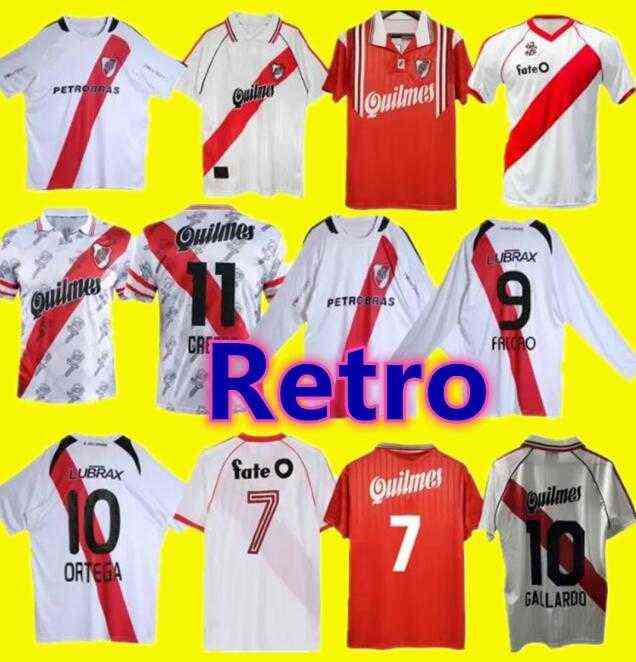 

Shirts 1986 1987 1995 1996 1997 River Plate Retro Soccer Jersey 2004 2006 Falcao Ortega Caniggia Crespo Copa Libertadores Vintage Classic Football Jersey, 96 97 home jersey